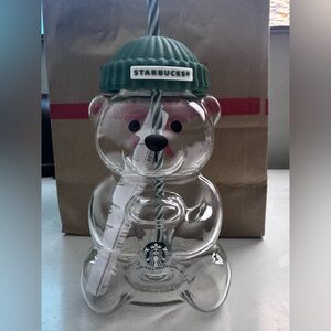 ✨ NEW Starbucks 2025 Bearista Glass Cup – 20oz ✨